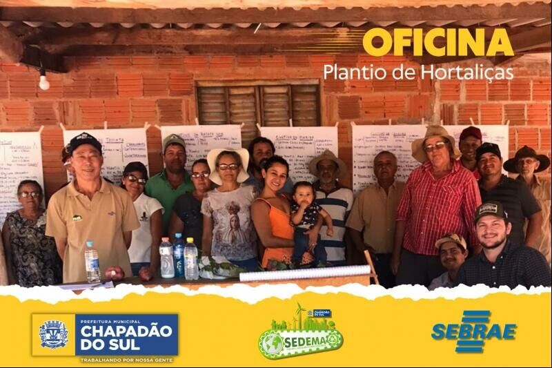 Imagem de compartilhamento para o artigo Evento sobre plantio de hortaliças fortalece a agricultura familiar em Chapadão do Sul da MS Todo dia